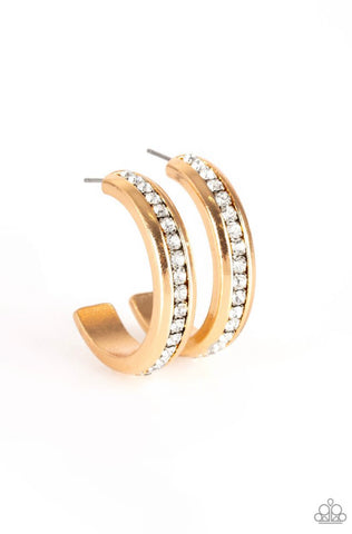 5th Avenue Fashionista- Gold Earrings