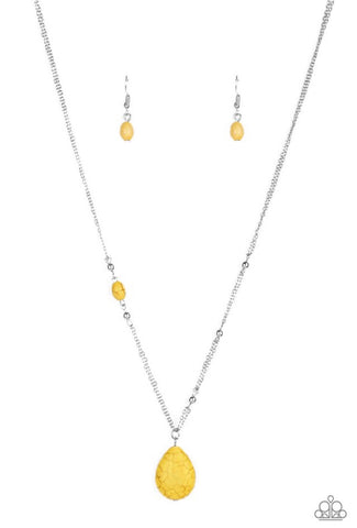 Peaceful Prairies- Yellow Necklace