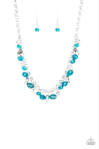 Downstage Dazzle- Blue Necklace