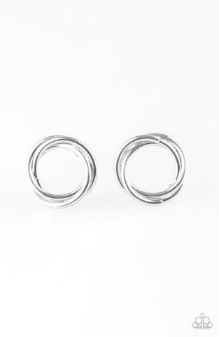 Simple Radiance- Silver Post Earrings