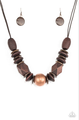 Grand Turks Getaway- Copper Necklace #1594