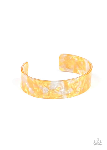 Glaze Daze- Yellow Bracelet