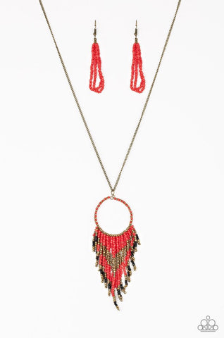 Badlands Beauty- Red Necklace