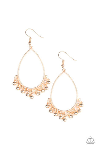 Country Charm- Rose Gold Earrings