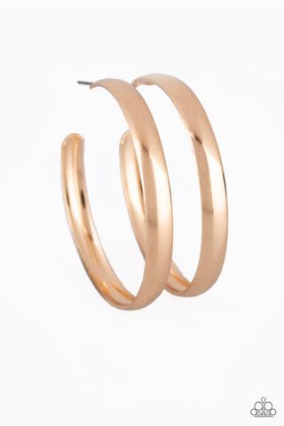 A Double Feature- Gold Hoop Earrings