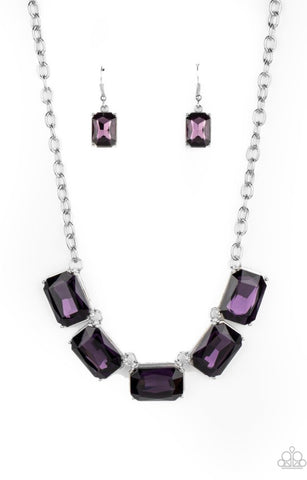 Deep Freeze Diva- Purple Necklace