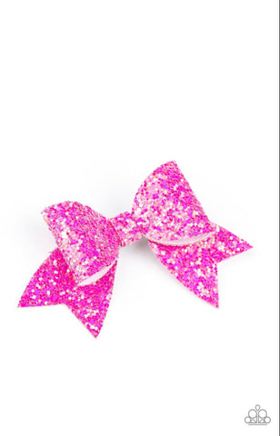 Confetti Princess- Pink Hair Clip