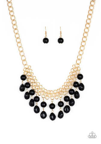 5th Avenue Fleek- Black Necklace