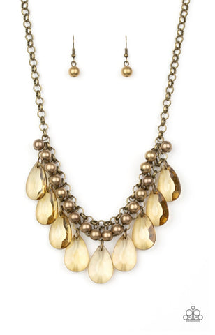 Fashionista Flair- Brass Necklace
