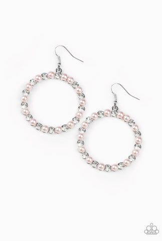 Pearl Palace- Pink Earrings