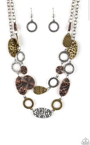Trippin’ On Texture- Multi Necklace