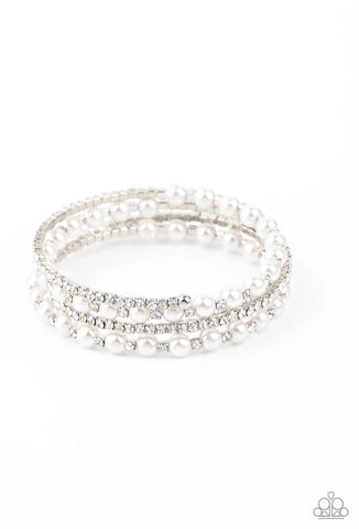 Starry Strut- White Bracelet