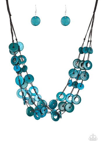 Wonderfully Walla Walla- Blue Necklace