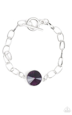All Aglitter- Purple Bracelet
