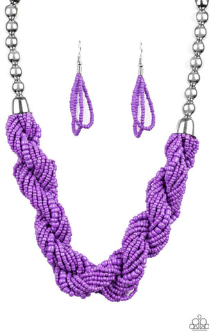 Savannah Surfin’- Purple Necklace