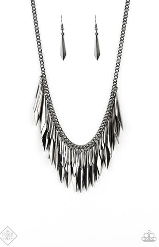 The Thrill-Seeker- Black Necklace