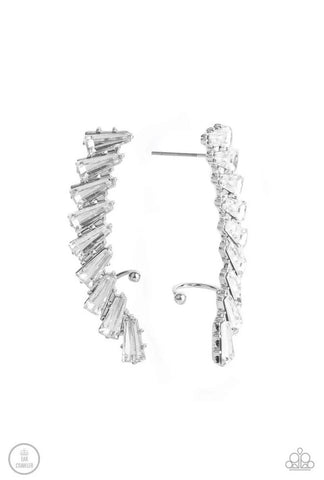 I Think Ice Can- White Post Earrings