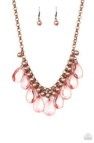 Fashionista Flair- Copper Necklace