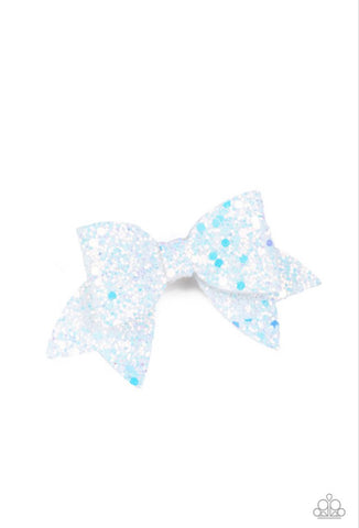Confetti Princess- White Hair Clip