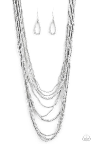 Totally Tonga- Silver Necklace