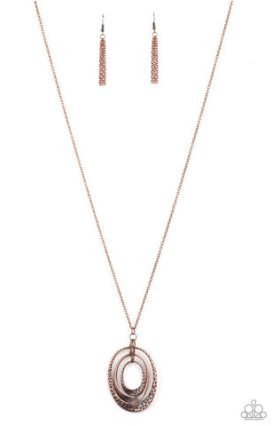 Dizzying Decor- Copper Necklace