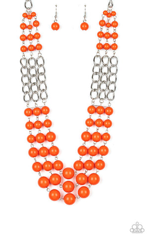 A La Vogue- Orange Necklace