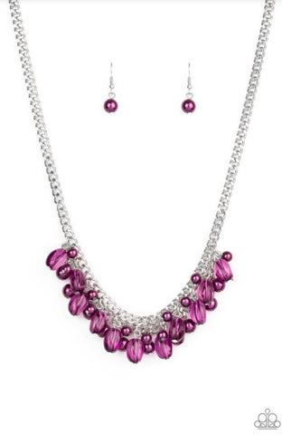 5th Avenue Flirtation- Purple Necklace