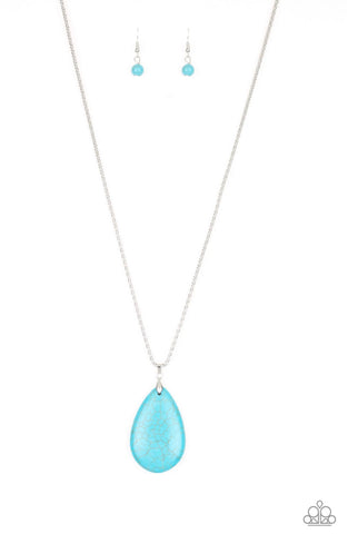 Sedona Sandstone- Blue Necklace