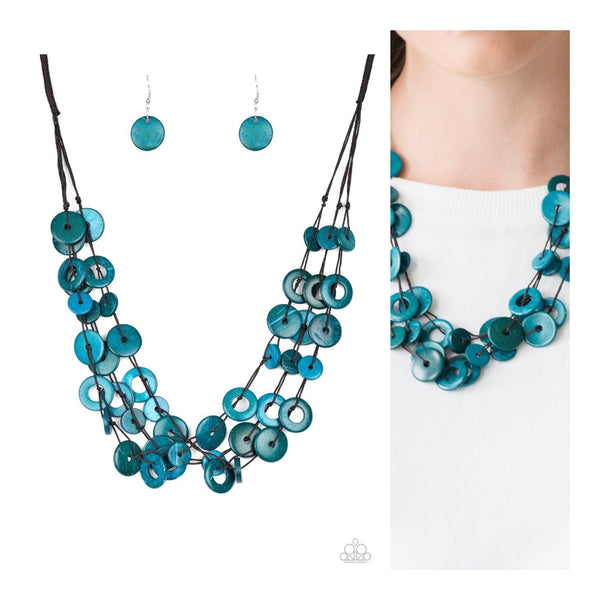 Wonderfully Walla Walla- Blue Necklace