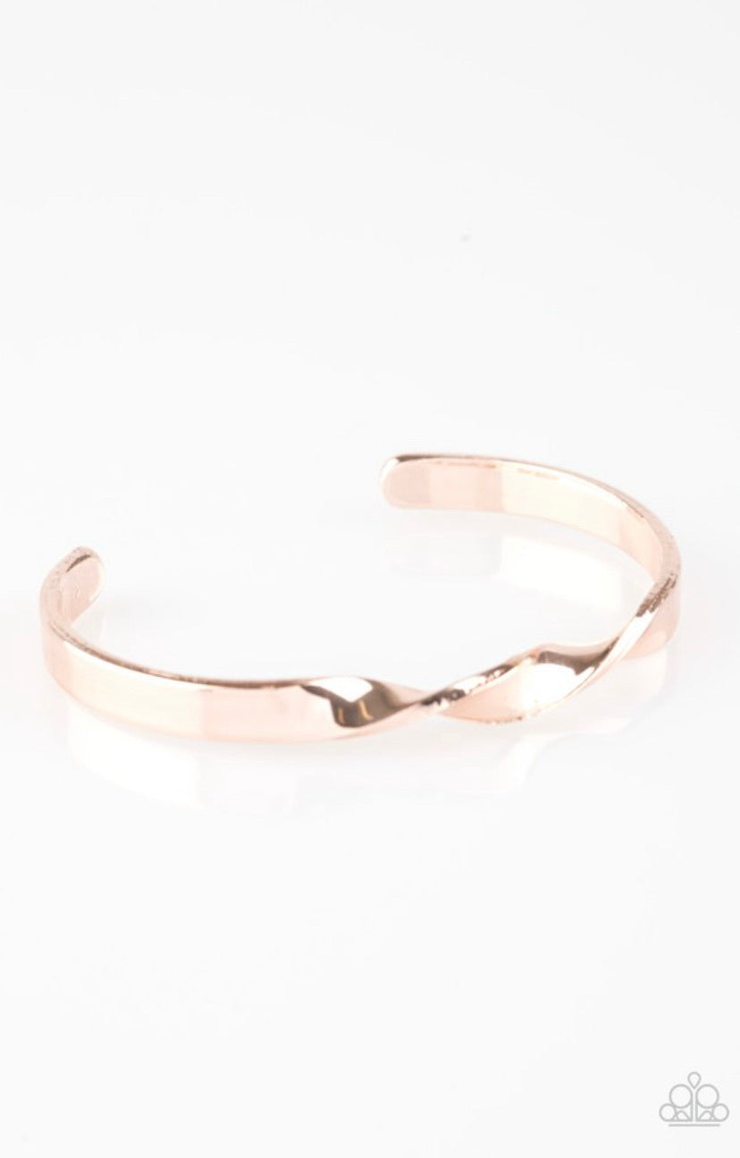 Traditional Twist- Rose Gold Bracelet