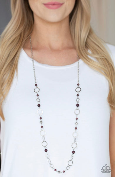 Kid In A Candy Shop- Purple Necklace