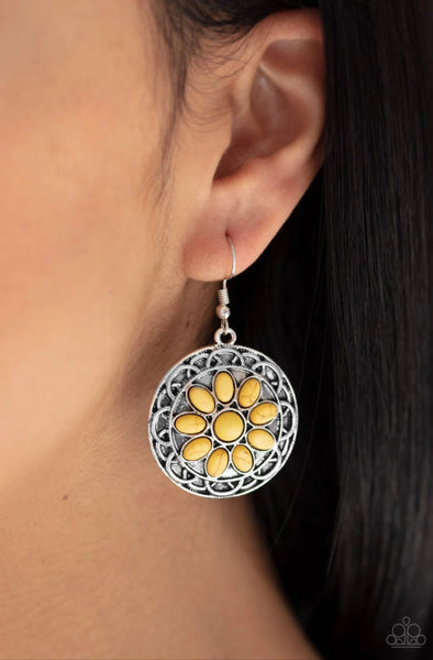 Mesa Oasis- Yellow Earrings