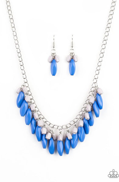 Bead Binge- Blue Necklace