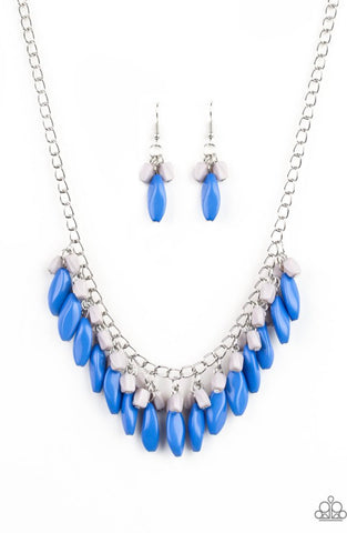 Bead Binge- Blue Necklace