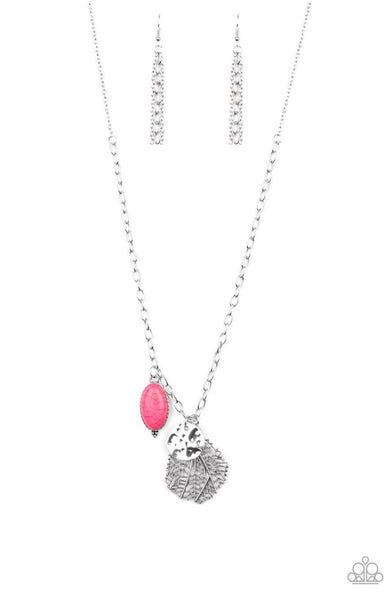 Free-Spirited Forager- Pink Necklace