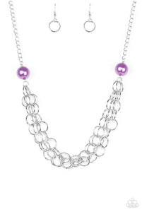 Daring Diva- Purple Necklace