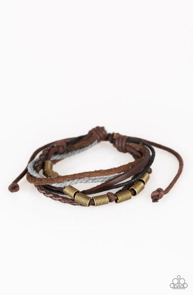 Forest Front Runner- Brown Urban Bracelet