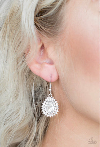 Star-Crossed Starlet- White Earrings
