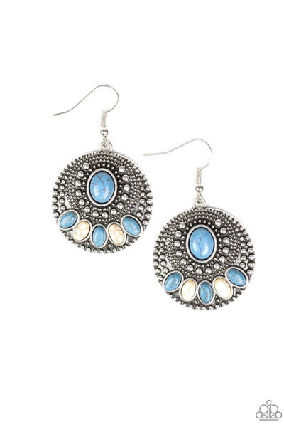 Sandstone Paradise- Blue Earrings