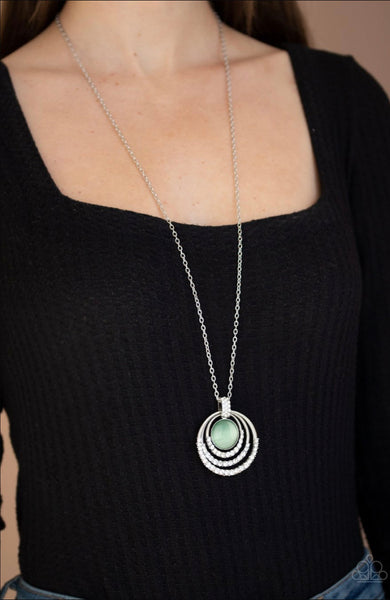 A Diamond A Day- Green Necklace