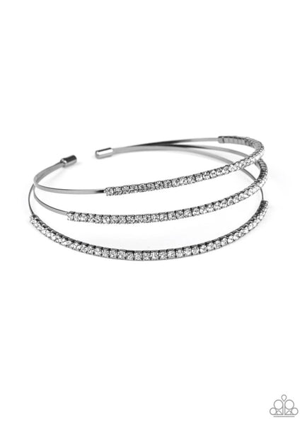 Iridescently Infatuated- Gunmetal Bracelet