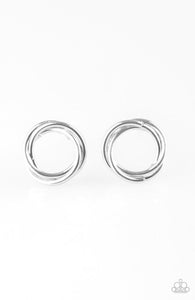 Simple Radiance- Silver Post Earrings