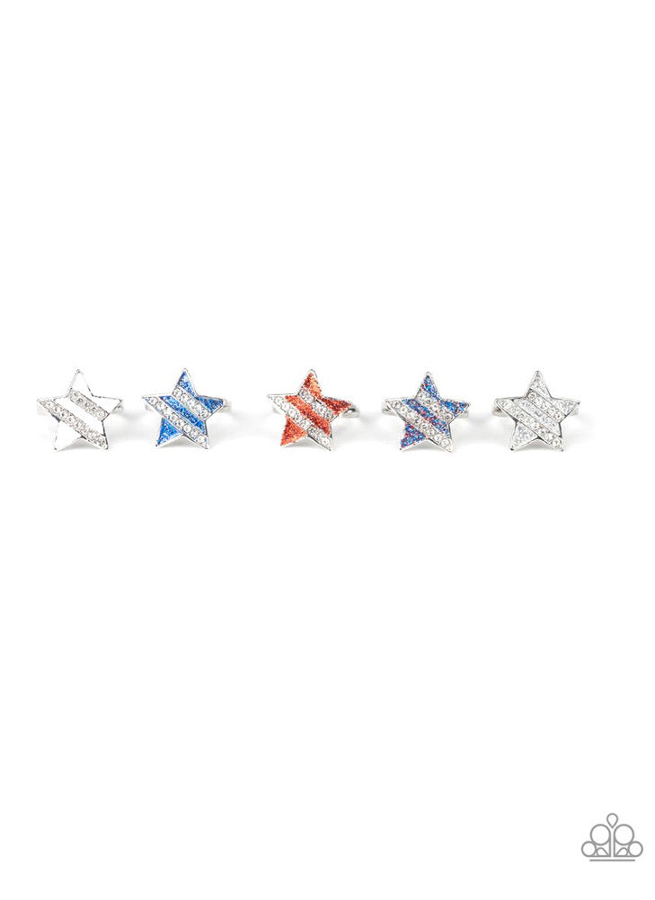 Striped Stars Ring