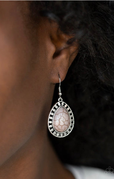 Sahara Serenity- Silver Earring