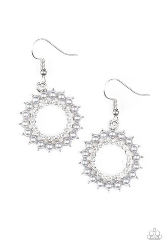 Wreathed In Radiance- Silver Earrings