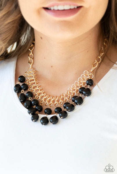 5th Avenue Fleek- Black Necklace