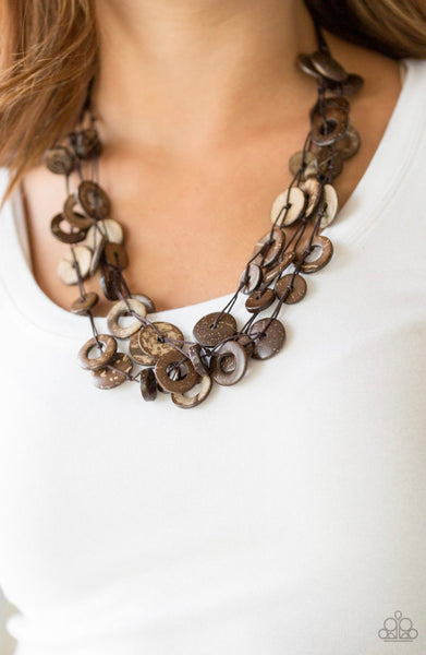 Wonderfully Walla Walla- Brown Necklace