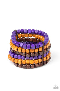 Tropical Tundra- Purple Bracelet