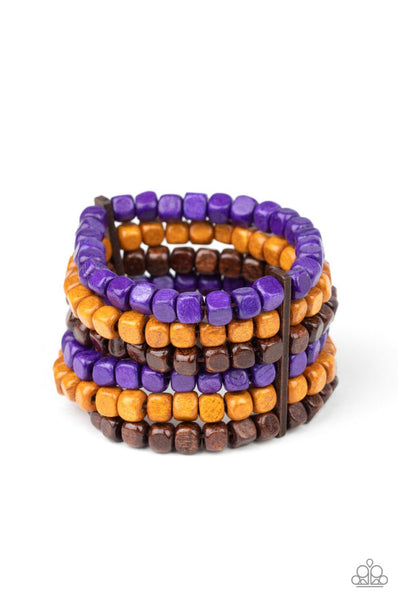 Tropical Tundra- Purple Bracelet