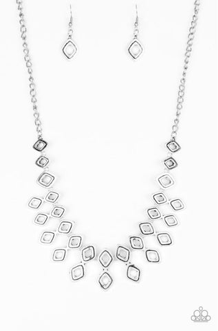 Geocentric- Silver Necklace